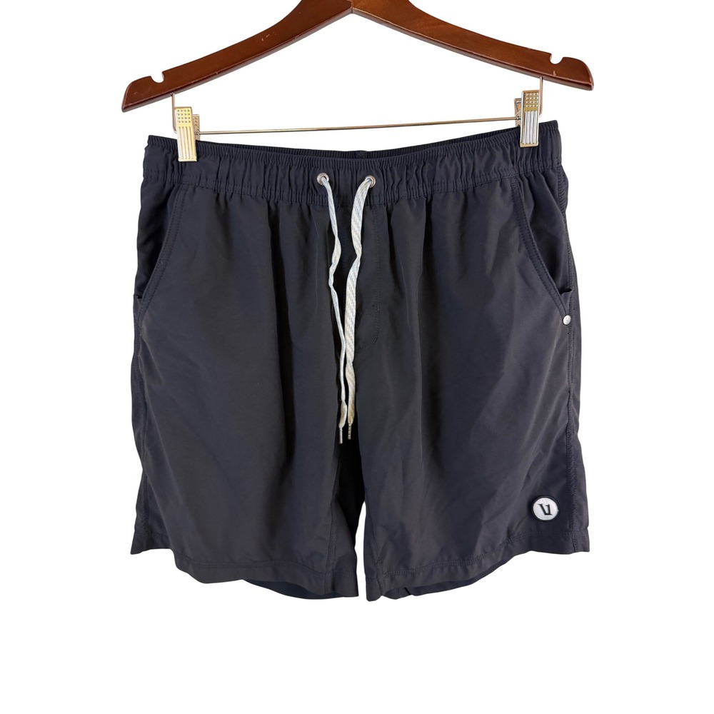 Vuori Lined Short Mens Medium ? Black Elastic Waist Activewear